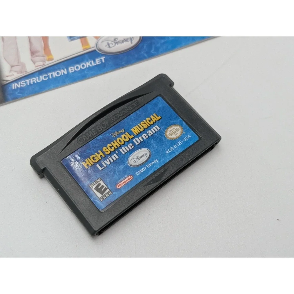 High School Musical Living The Drea GameBoy Advance Disney - GBA W,/‎ Manual